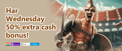 100% Welcome Match Bonus promotion banner